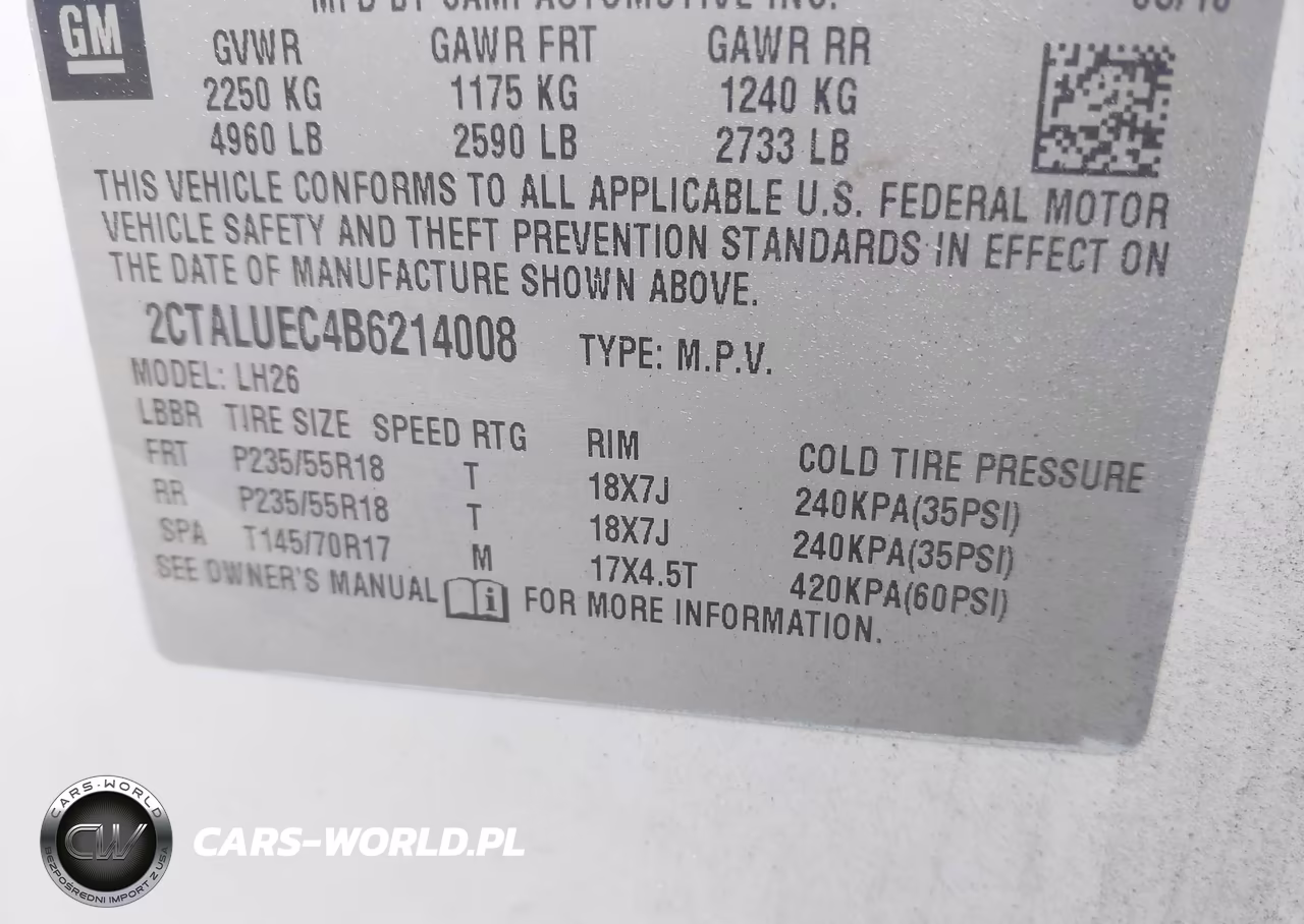 2011 GMC Terrain Slt-1 VIN:2CTALUEC4B6214008 - 9