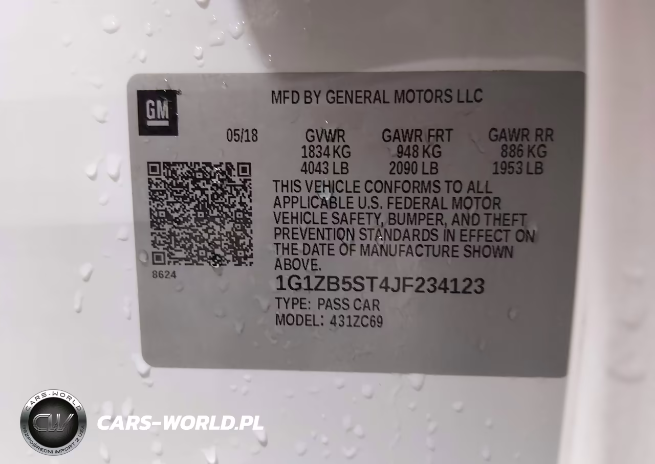 2018 Chevrolet Malibu 1Ls VIN:1G1ZB5ST4JF234123 - 9
