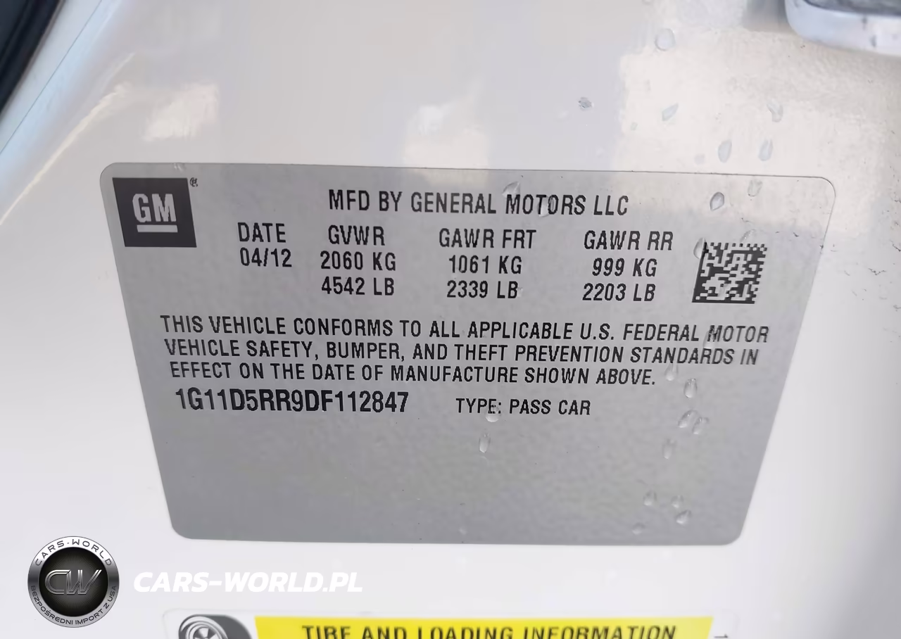 2013 Chevrolet Malibu Eco VIN:1G11D5RR9DF112847 - 9