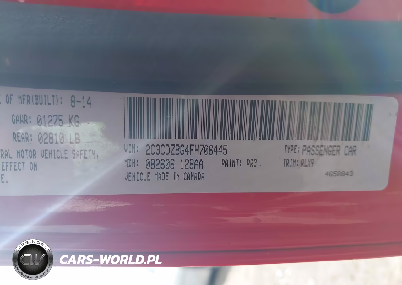 2015 Dodge Challenger Sxt Plus VIN:2C3CDZBG4FH706445 - 9