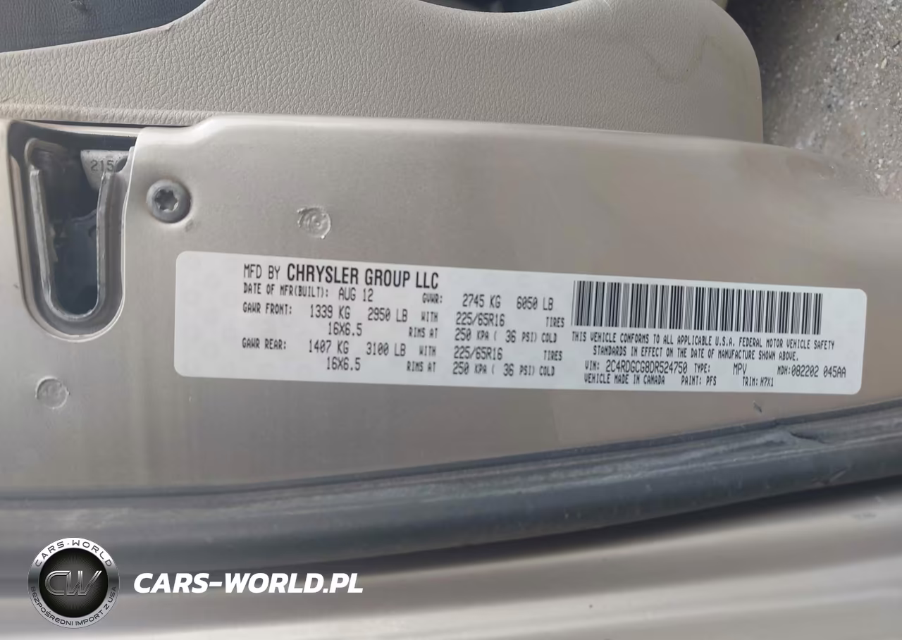 2013 Dodge Grand Caravan Sxt VIN:2C4RDGCG8DR524750 - 9