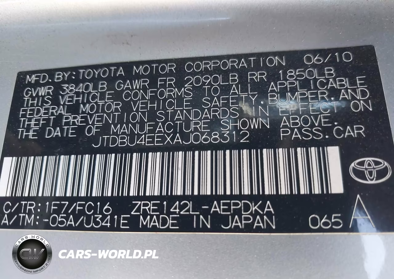 2010 Toyota Corolla Le VIN:JTDBU4EEXAJ068312 - 9