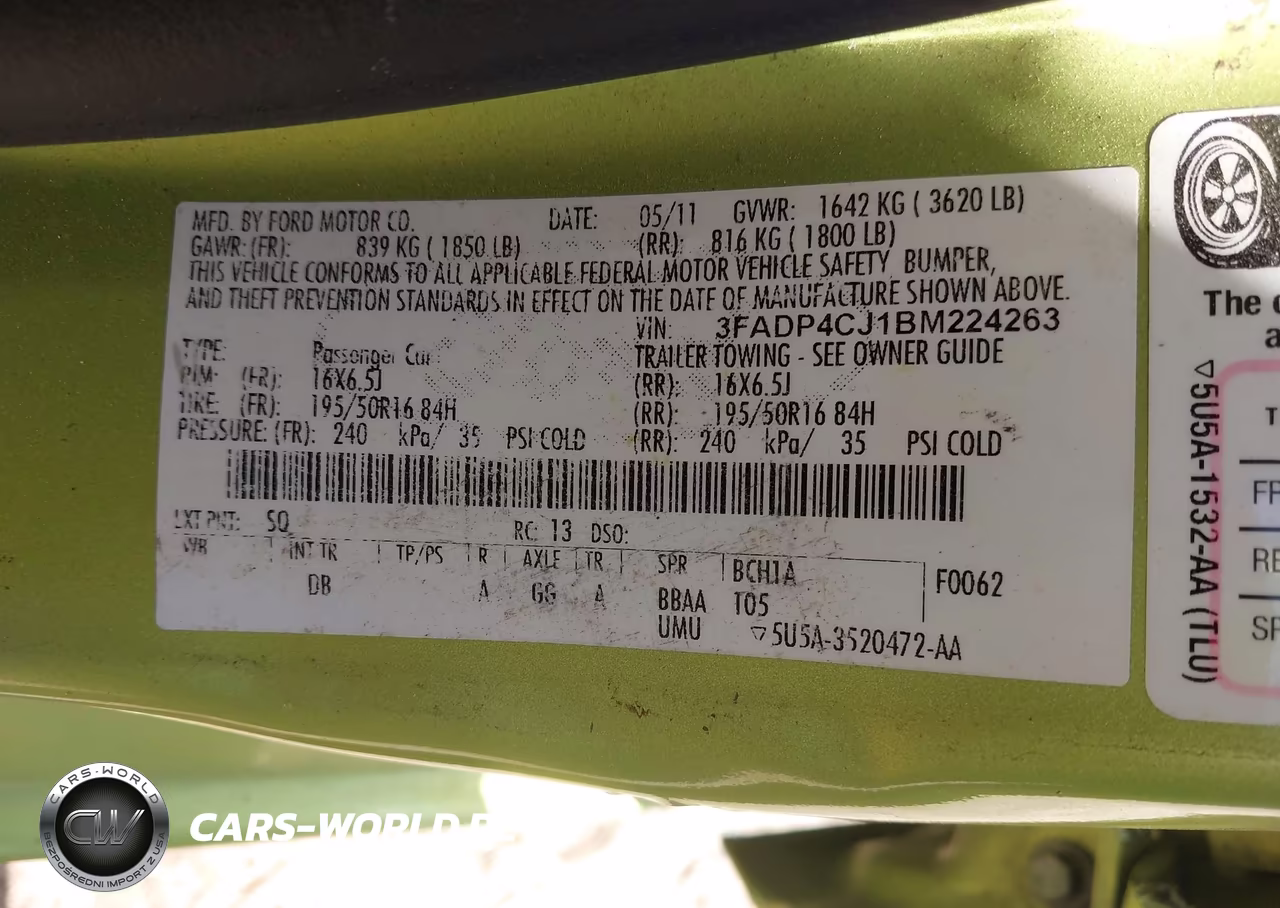 2011 Ford Fiesta Sel VIN:3FADP4CJ1BM224263 - 9