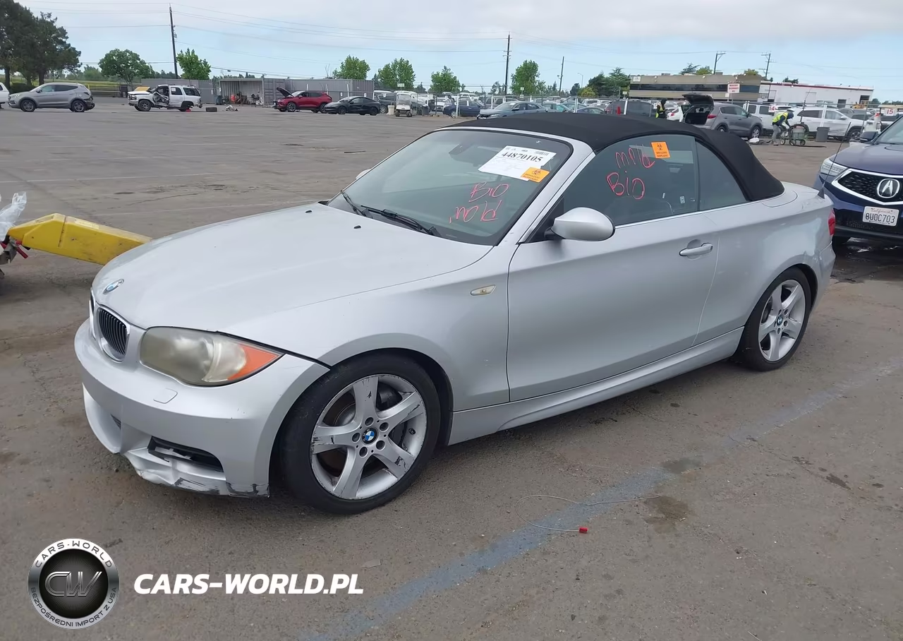 2008 BMW 135I VIN:WBAUN93558VF56365 - 2