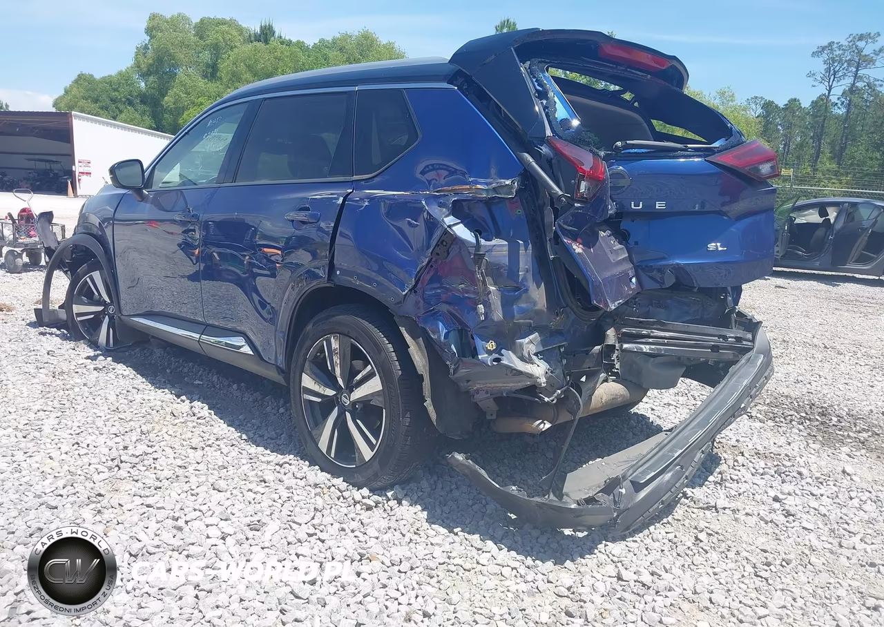 2021 Nissan Rogue Sl Fwd VIN:JN8AT3CA8MW025785 - 3