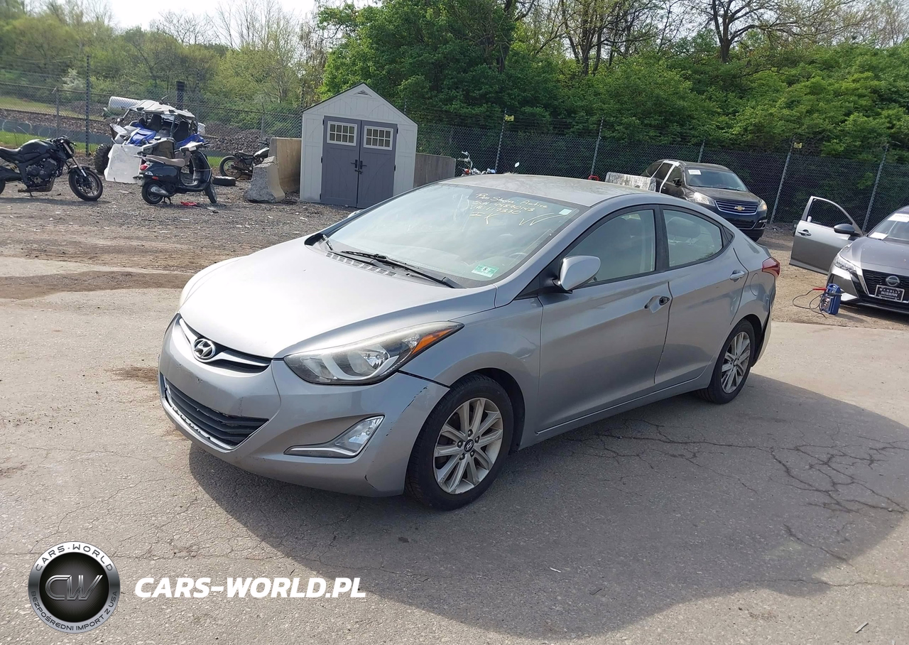 2014 Hyundai Elantra Se VIN:KMHDH4AE3EU117370 - 2