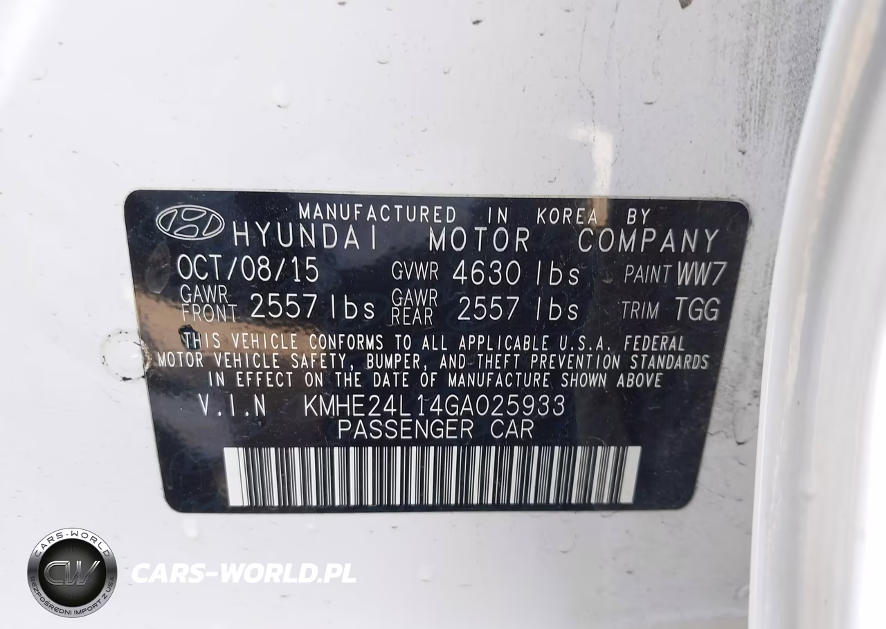 2016 Hyundai Sonata Hybrid Se VIN:KMHE24L14GA025933 - 9