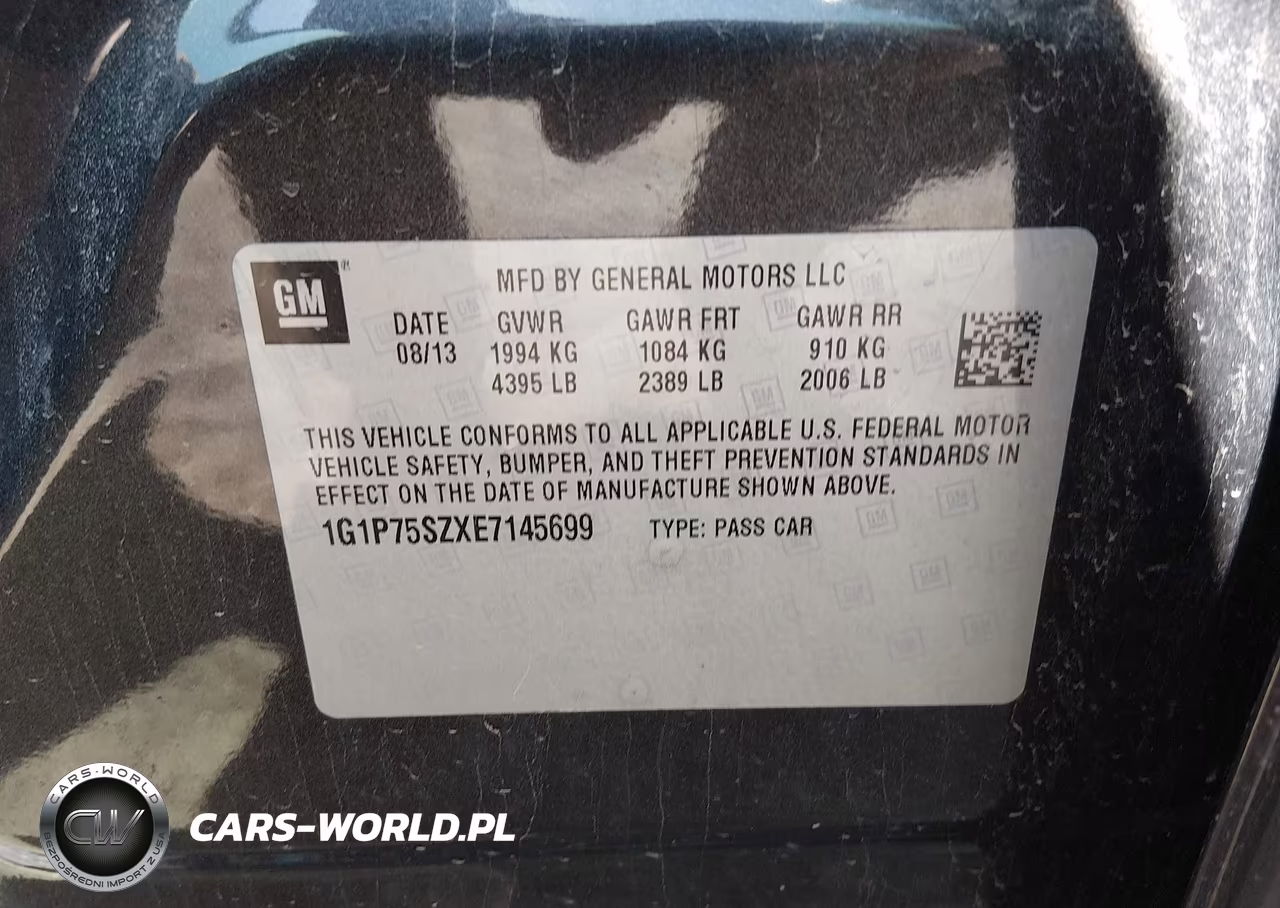 2014 Chevrolet Cruze Diesel VIN:1G1P75SZXE7145699 - 9