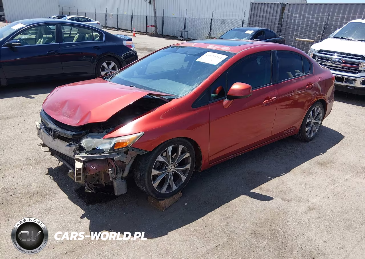 2012 Honda Civic Si VIN:2HGFB6E53CH704108 - 2