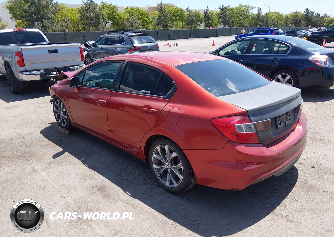2012 Honda Civic Si VIN:2HGFB6E53CH704108 - 3