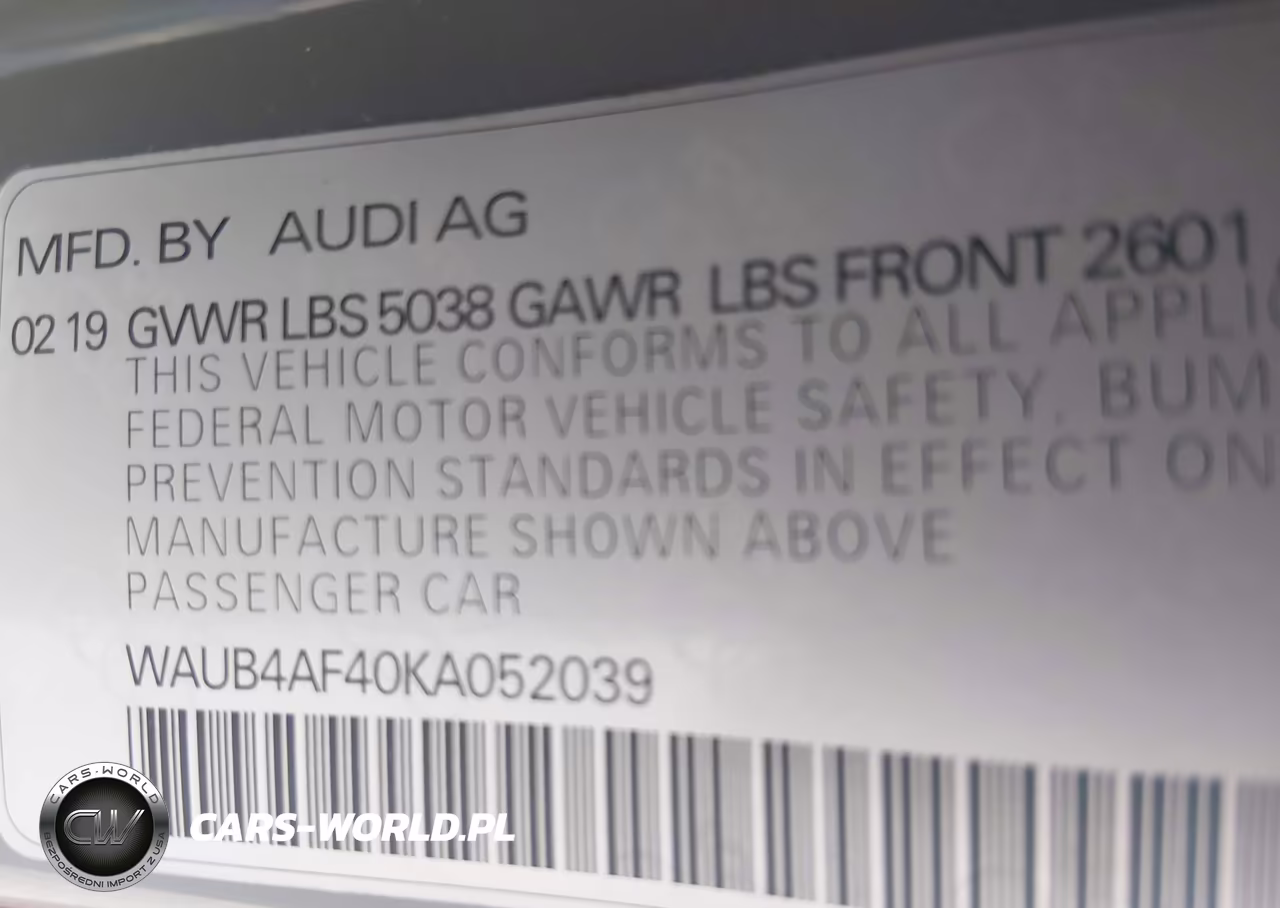 2019 Audi S4 3.0T Premium VIN:WAUB4AF40KA052039 - 9