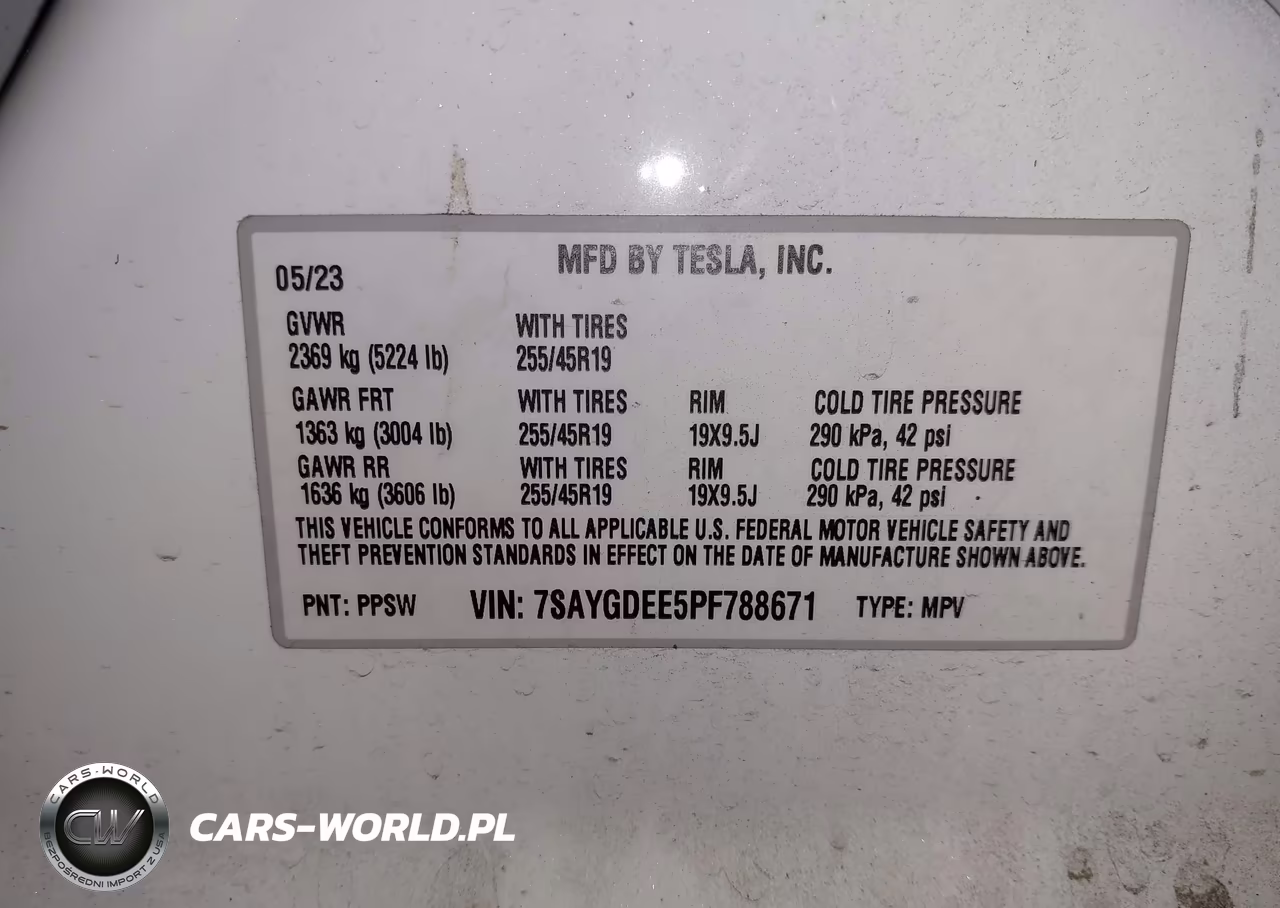 2023 Tesla Model Y VIN:7SAYGDEE5PF788671 - 9