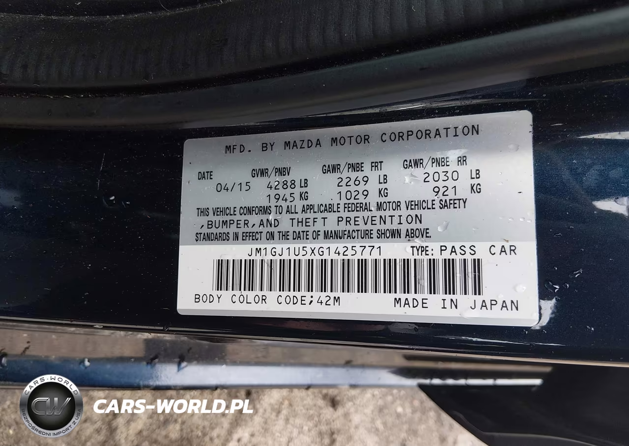 2016 Mazda Mazda6 I Sport VIN:JM1GJ1U5XG1425771 - 9