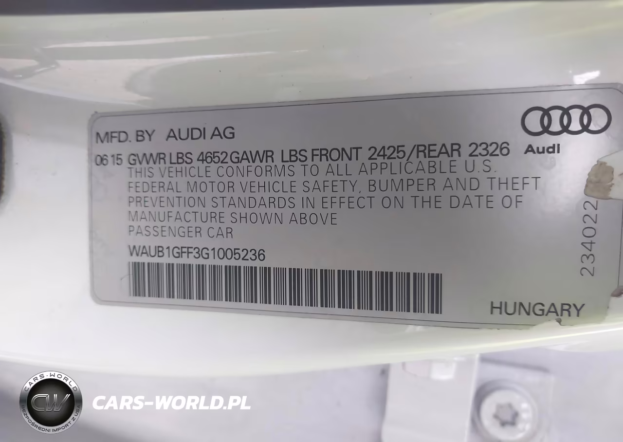 2016 Audi S3 2.0T Premium Plus VIN:WAUB1GFF3G1005236 - 9