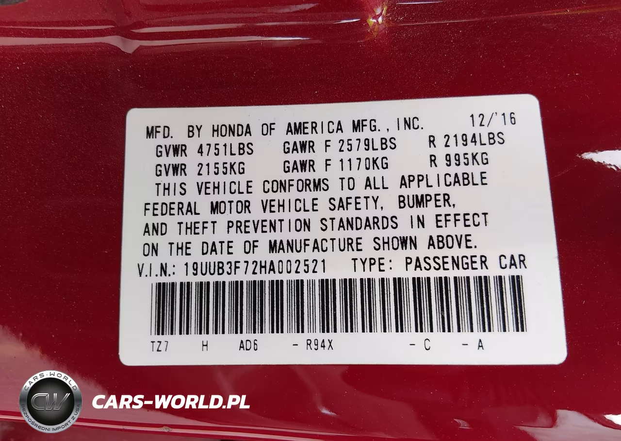 2017 Acura Tlx Advance Package VIN:19UUB3F72HA002521 - 9