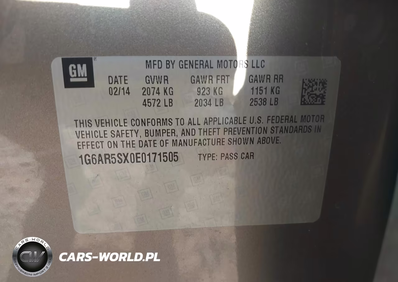 2014 Cadillac Cts Luxury VIN:1G6AR5SX0E0171505 - 9