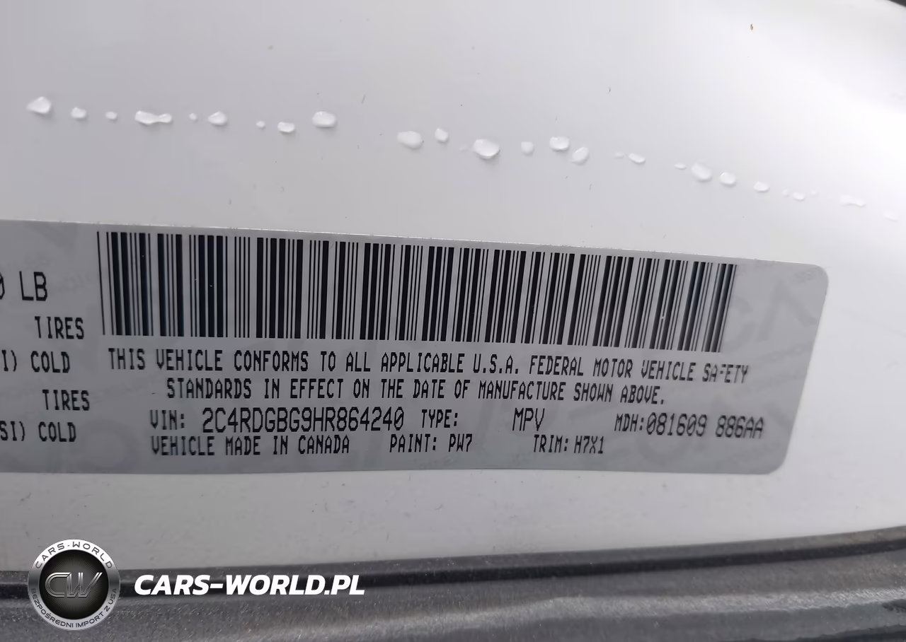 2017 Dodge Grand Caravan Se VIN:2C4RDGBG9HR864240 - 9