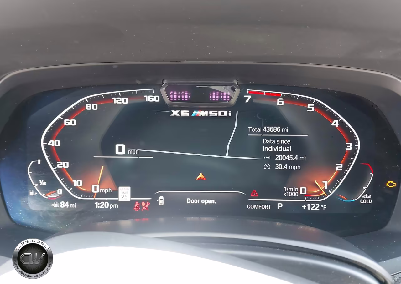 2021 BMW X6 M50I VIN:5UXCY8C05M9E21862 - 7
