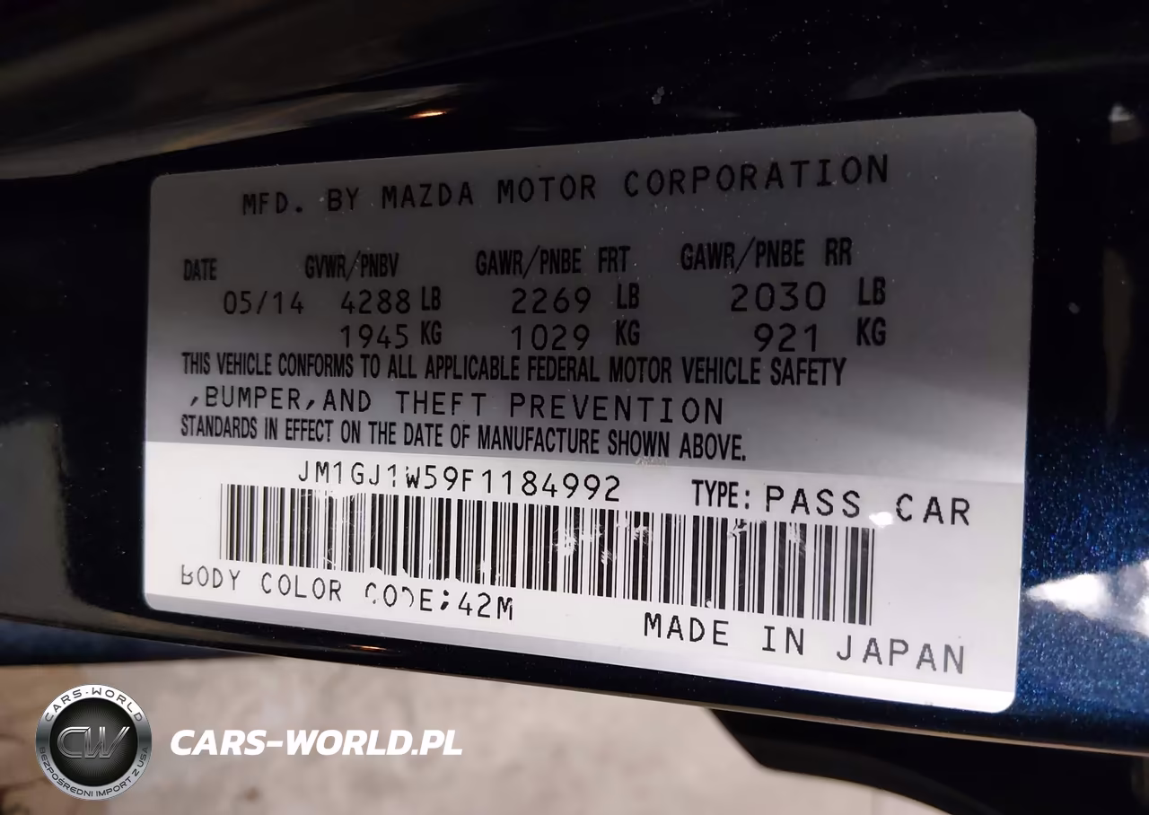 2015 Mazda Mazda6 I Grand Touring VIN:JM1GJ1W59F1184992 - 9