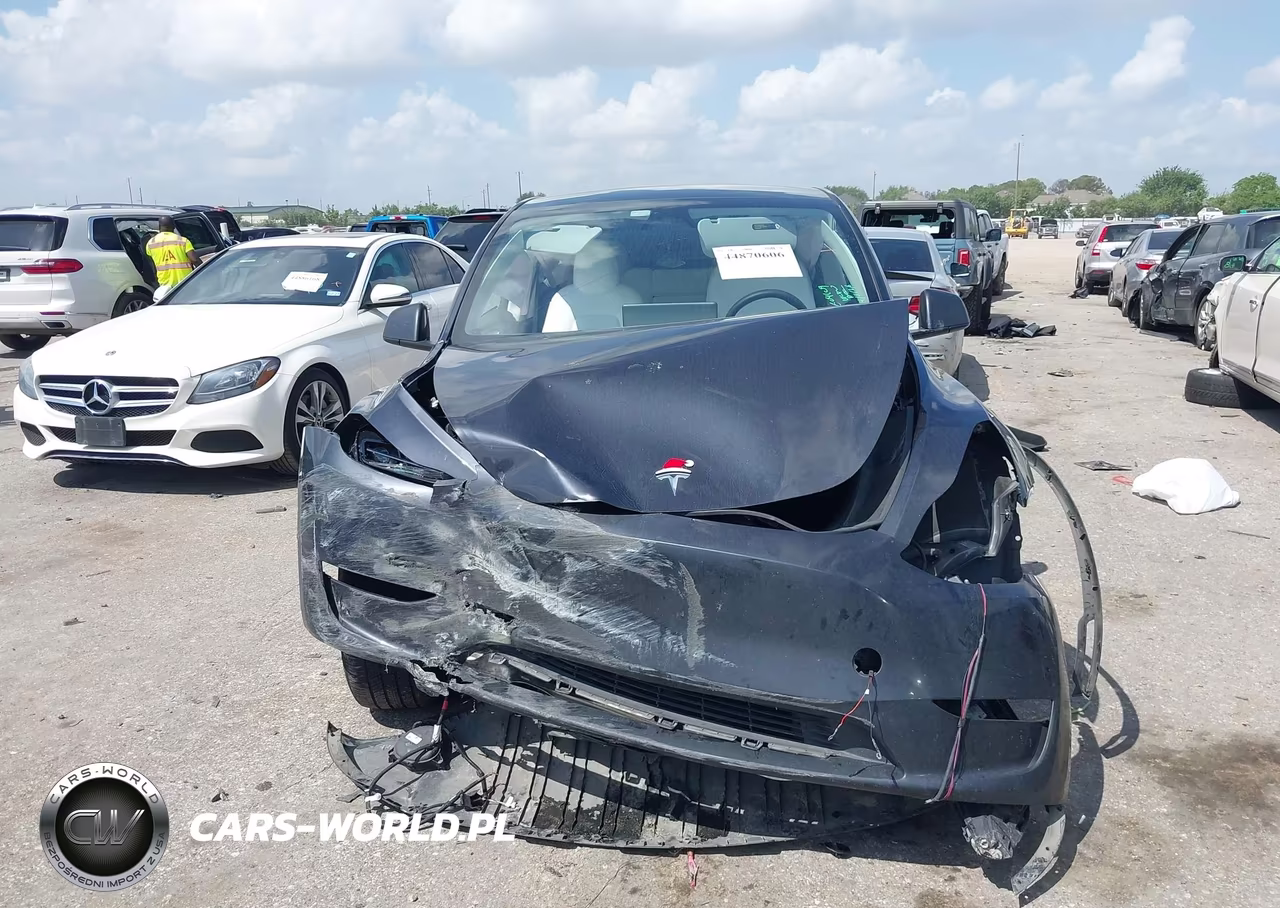 2024 Tesla Model Y Long Range Dual Motor All-Wheel Drive VIN:7SAYGAEEXRF075122 - 12