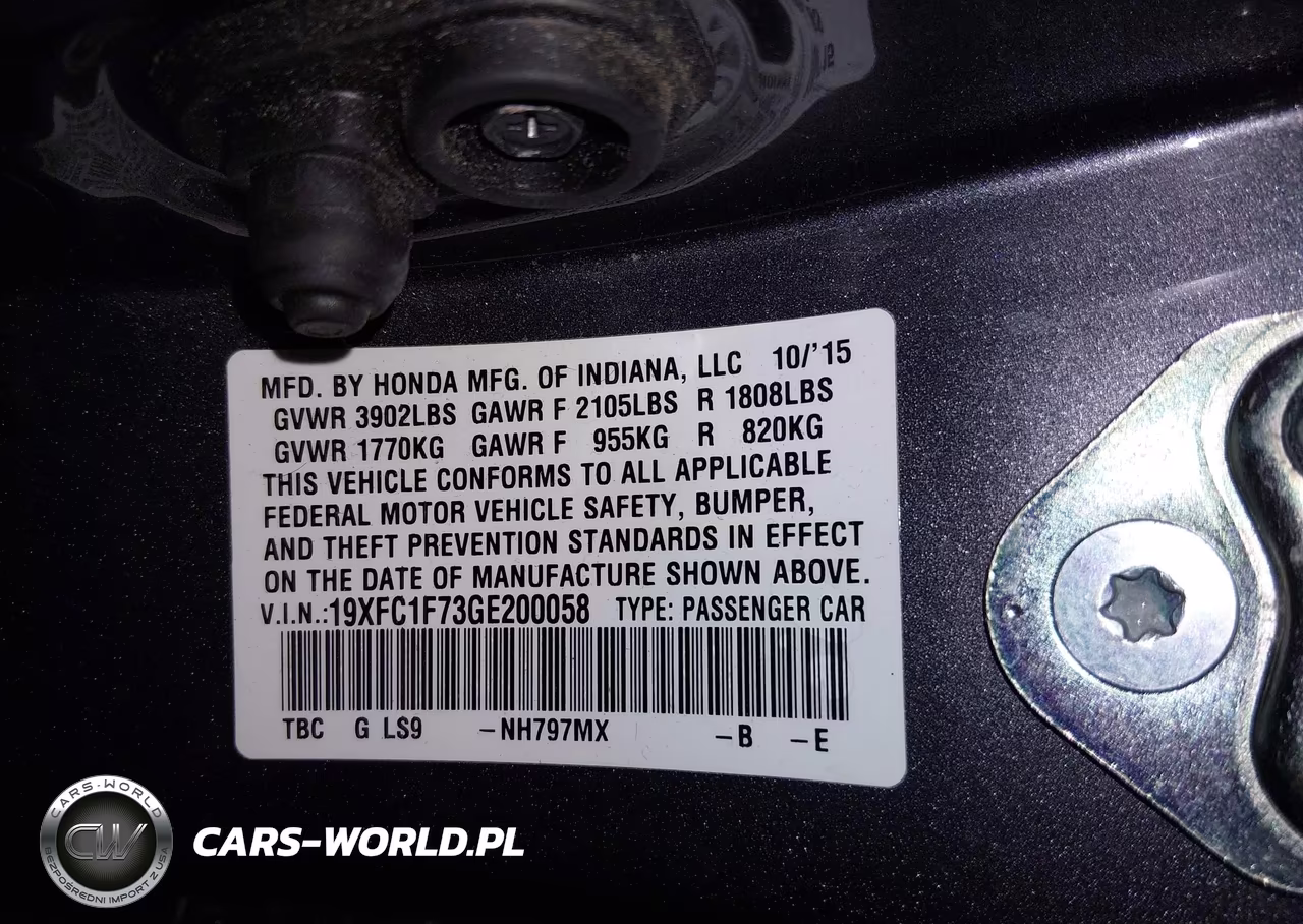 2016 Honda Civic Ex-L VIN:19XFC1F73GE200058 - 9
