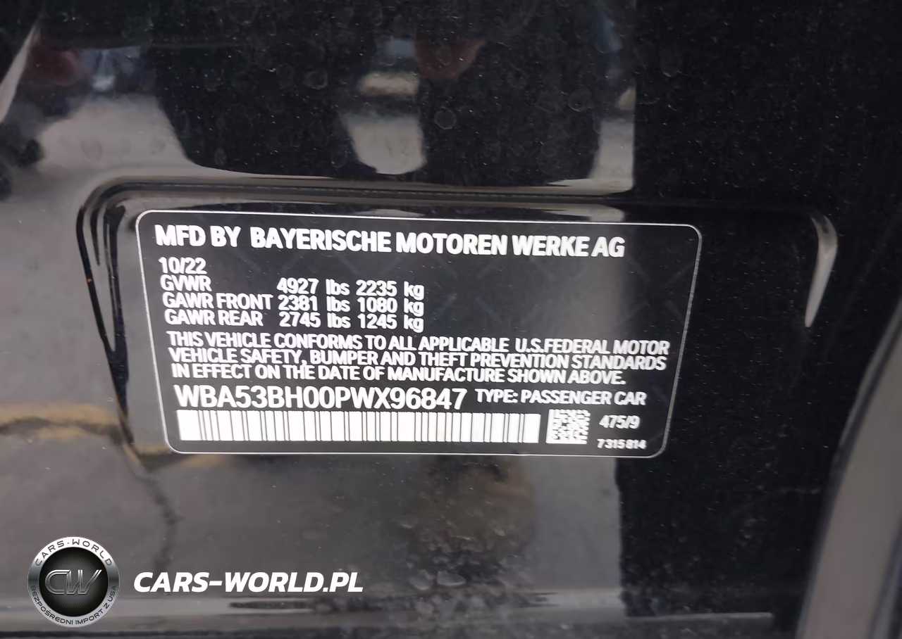 2023 BMW 530 I VIN:WBA53BH00PWX96847 - 9