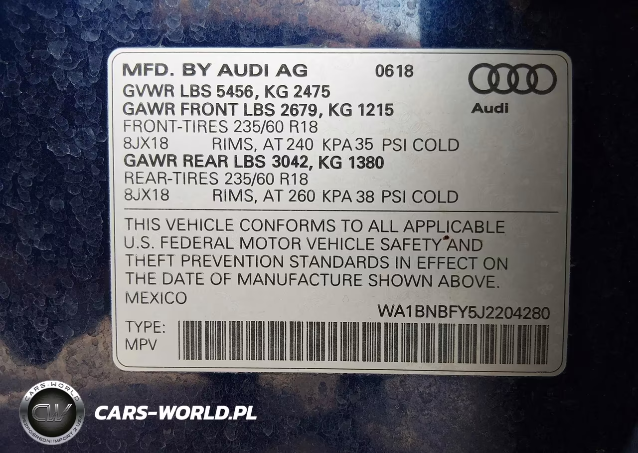 2018 Audi Q5 2.0T Premium-2.0T Tech Premium VIN:WA1BNBFY5J2204280 - 9
