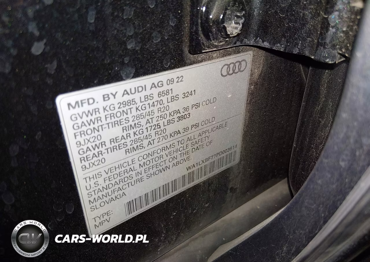 2023 Audi Q7 Premium Plus 55 Tfsi Quattro Tiptronic VIN:WA1LXBF77PD003614 - 9