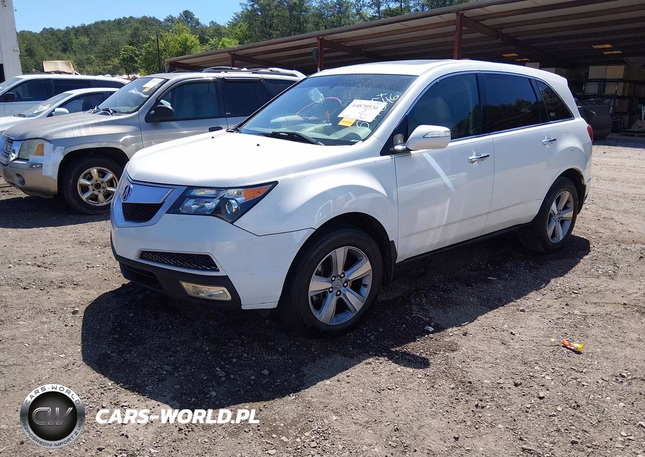 2012 Acura Mdx Technology Package VIN:2HNYD2H31CH547046 - 2