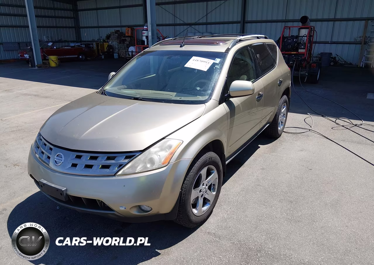 2005 Nissan Murano Sl VIN:JN8AZ08T25W316680 - 2