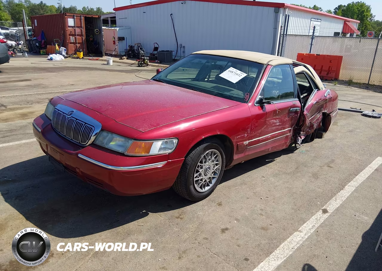 2000 Mercury Grand Marquis Gs VIN:2MEFM74W4YX745139 - 2
