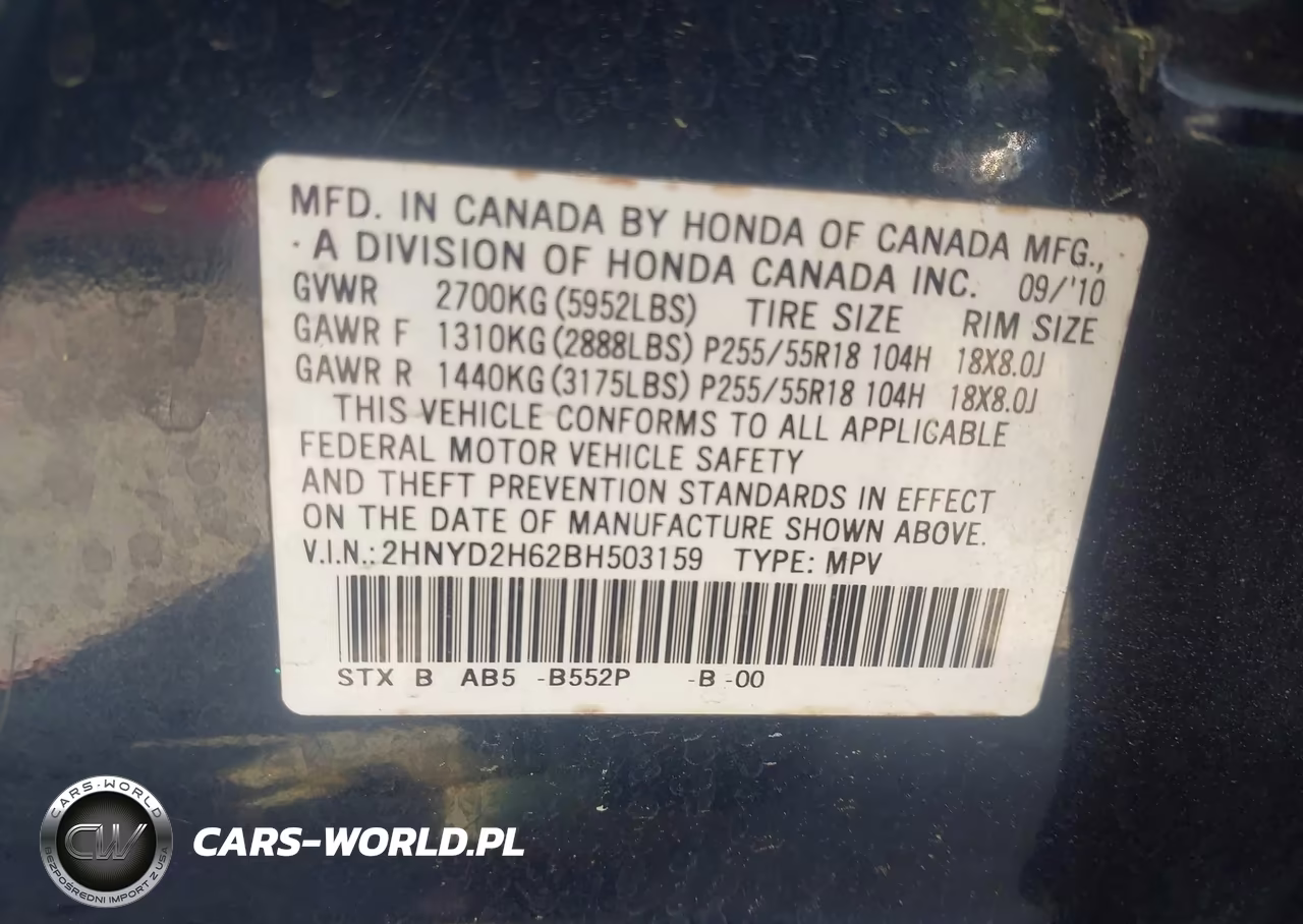 2011 Acura Mdx Technology Package VIN:2HNYD2H62BH503159 - 9