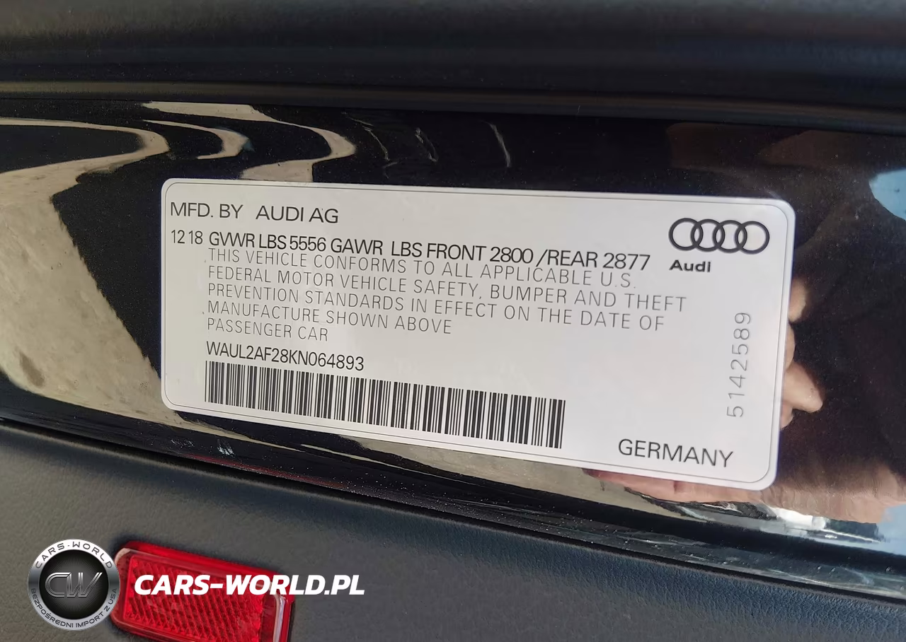 2019 Audi A6 55 Premium VIN:WAUL2AF28KN064893 - 9
