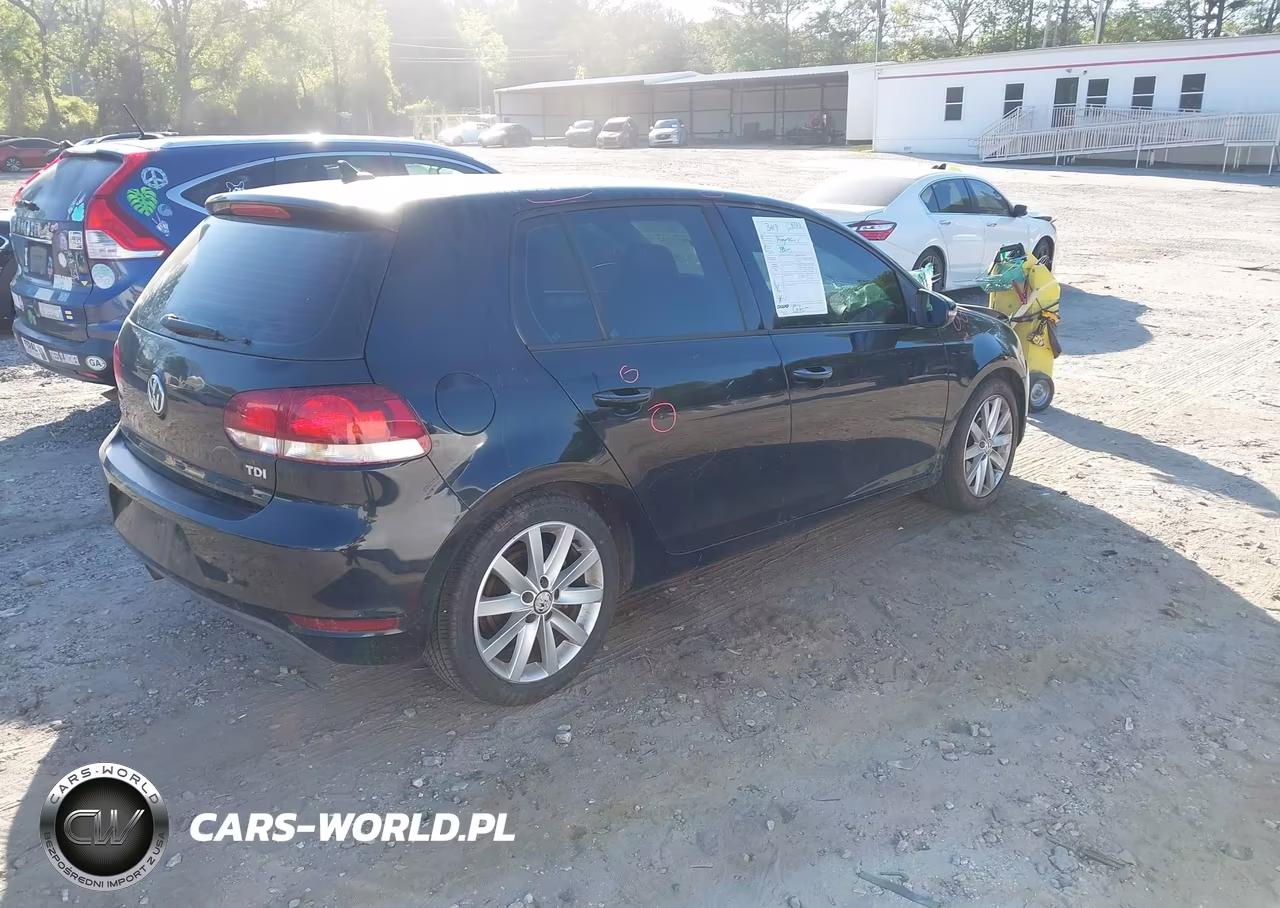 2011 Volkswagen Golf Tdi 4-Door VIN:WVWNM9AJ7BW191681 - 4