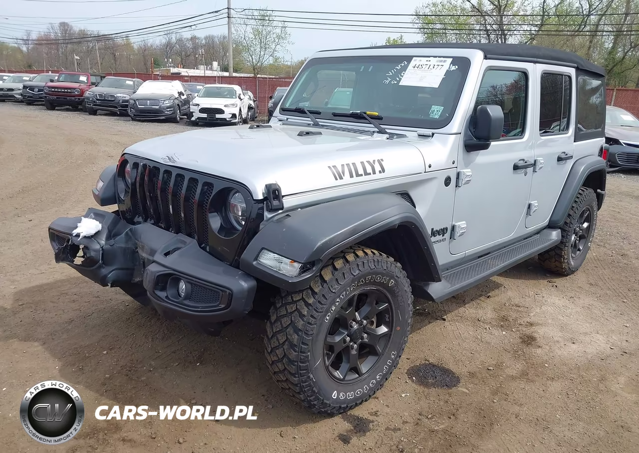 2022 Jeep Wrangler Unlimited Willys 4X4 VIN:1C4HJXDN1NW272656 - 2