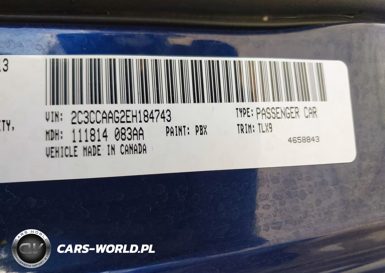 2014 Chrysler 300 VIN:2C3CCAAG2EH184743 - 9