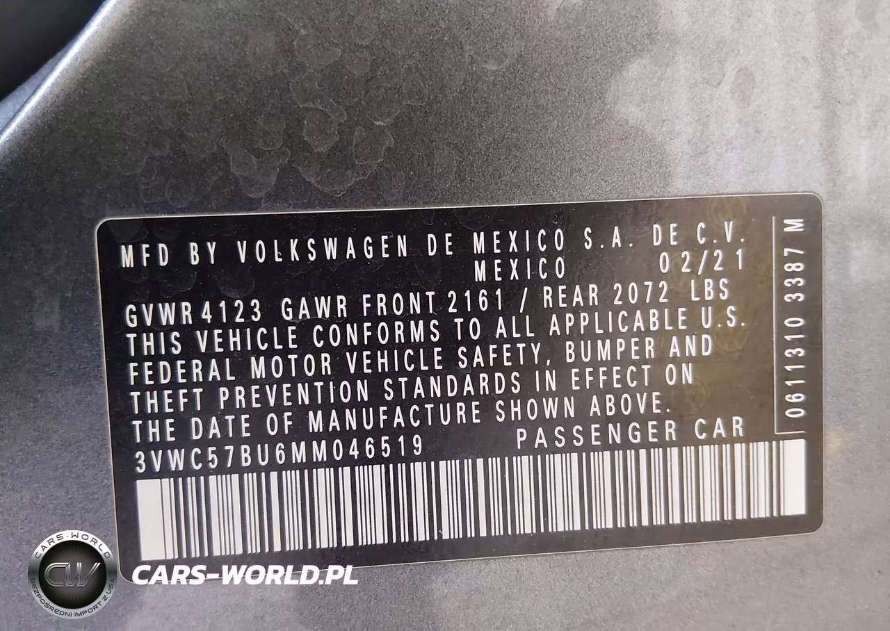 2021 Volkswagen Jetta 1.4T R-Line-1.4T S-1.4T Se VIN:3VWC57BU6MM046519 - 9