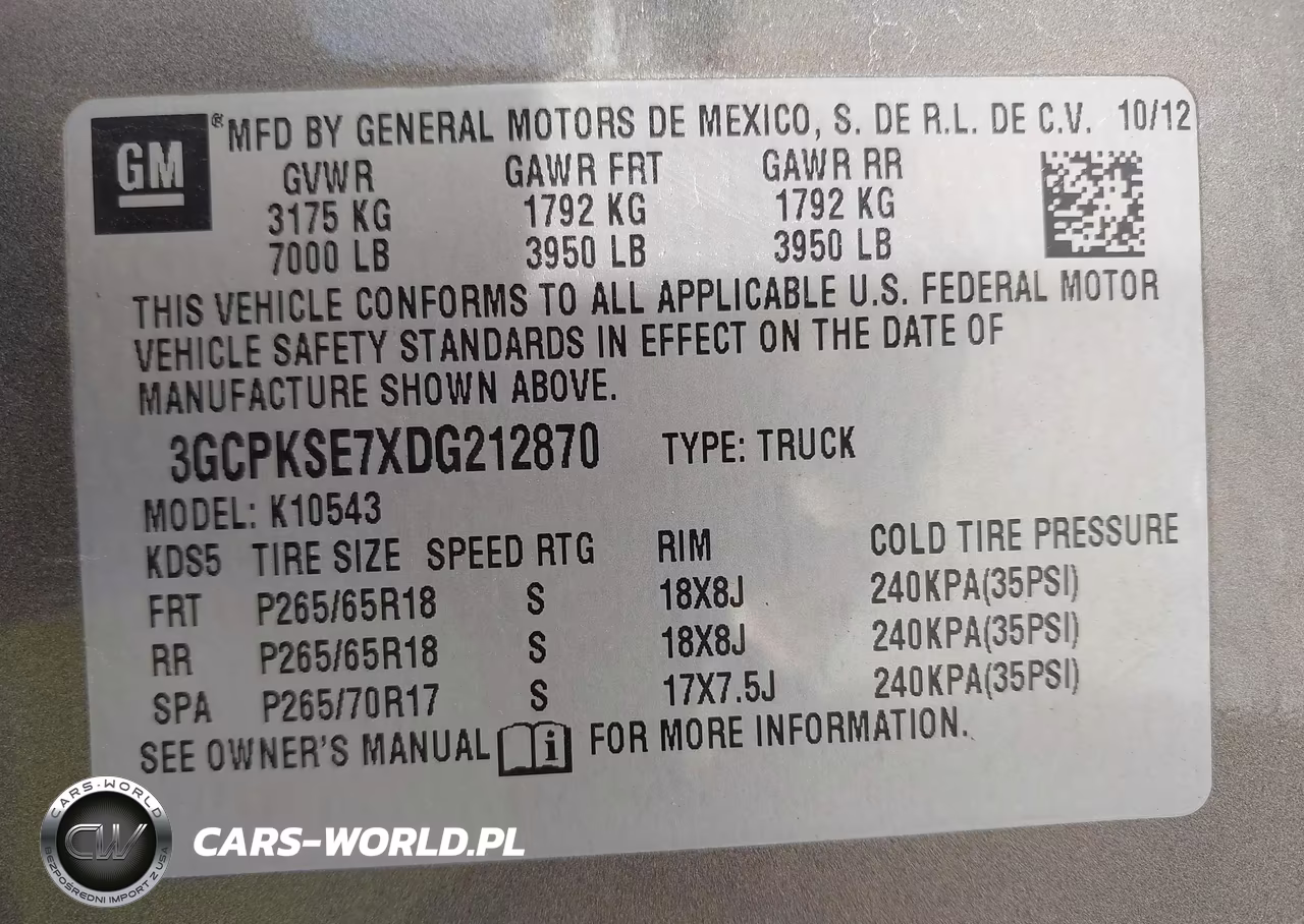 2013 Chevrolet Silverado 1500 Lt VIN:3GCPKSE7XDG212870 - 9