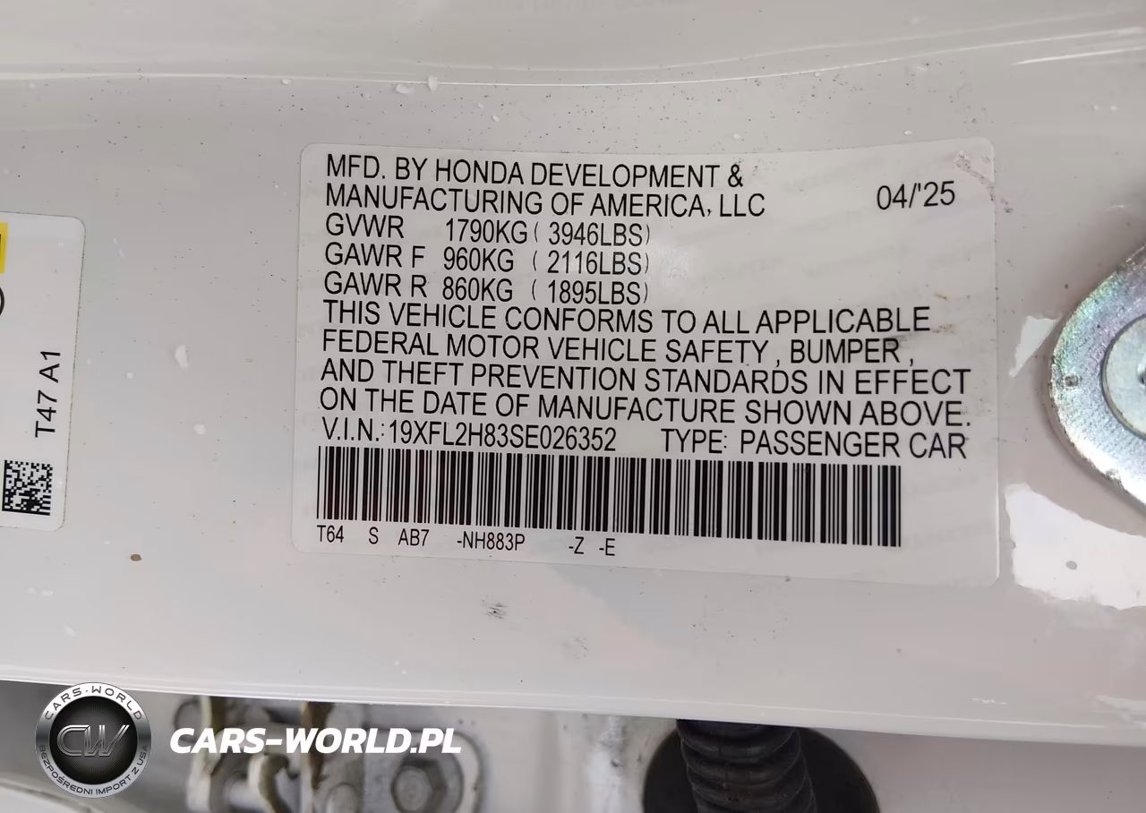 2025 Honda Civic Sedan Sport VIN:19XFL2H83SE026352 - 9