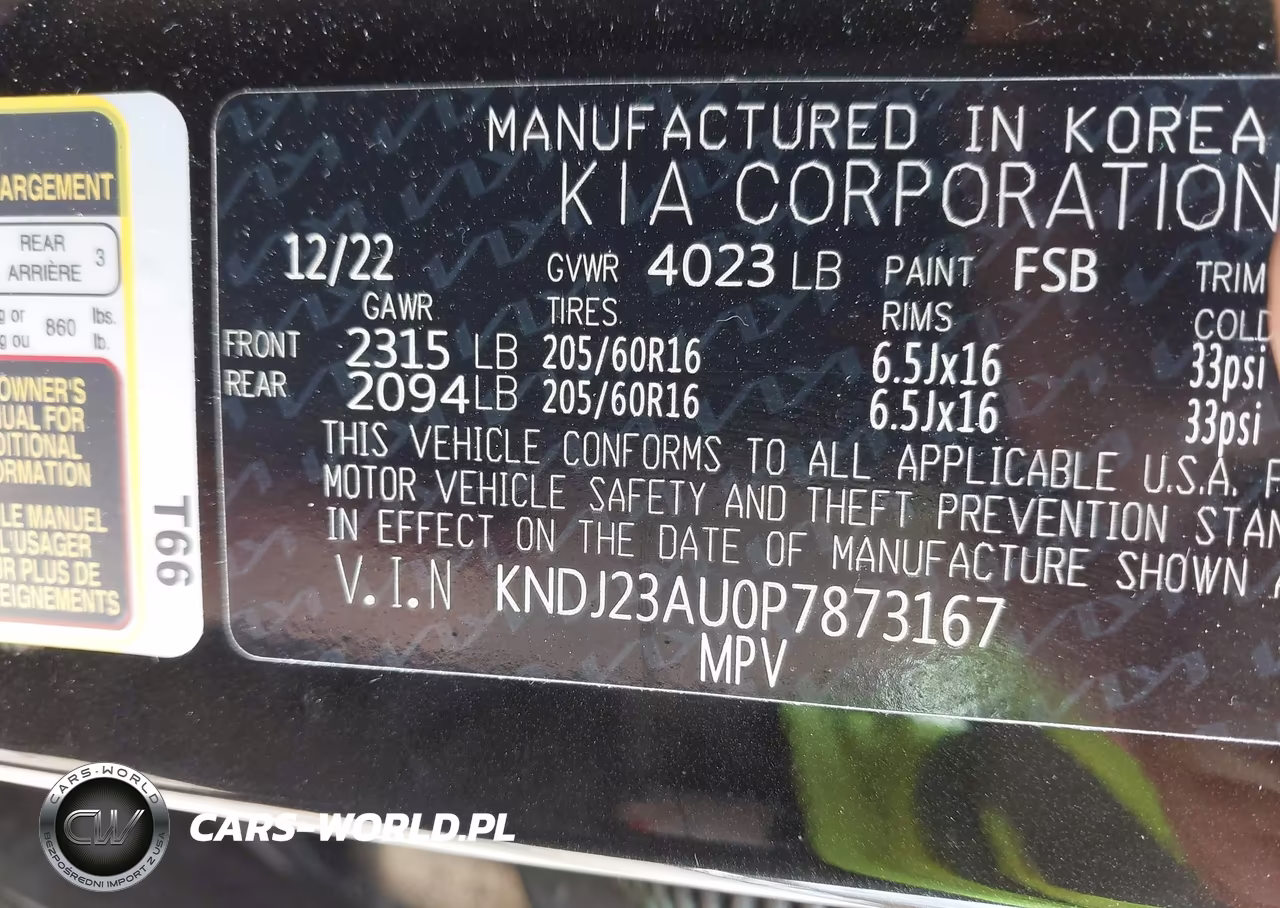 2023 Kia Soul Lx VIN:KNDJ23AU0P7873167 - 9