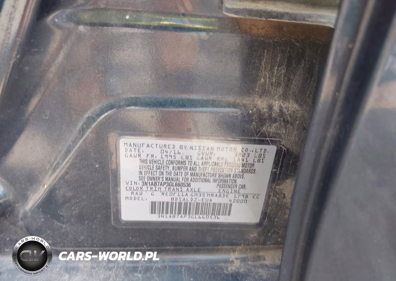 2016 Nissan Sentra Sv VIN:3N1AB7AP3GL660536 - 9