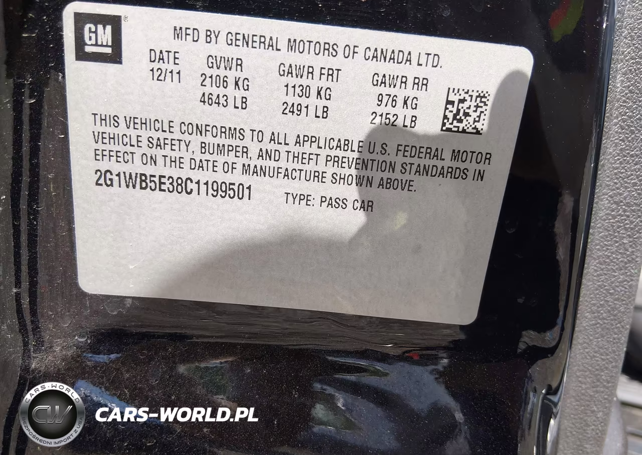2012 Chevrolet Impala Lt VIN:2G1WB5E38C1199501 - 9