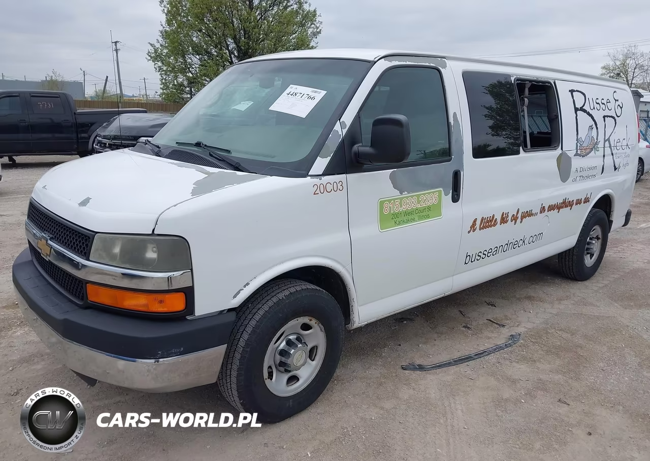 2012 Chevrolet Express 3500 Lt VIN:1GAZG1FA7C1196762 - 2
