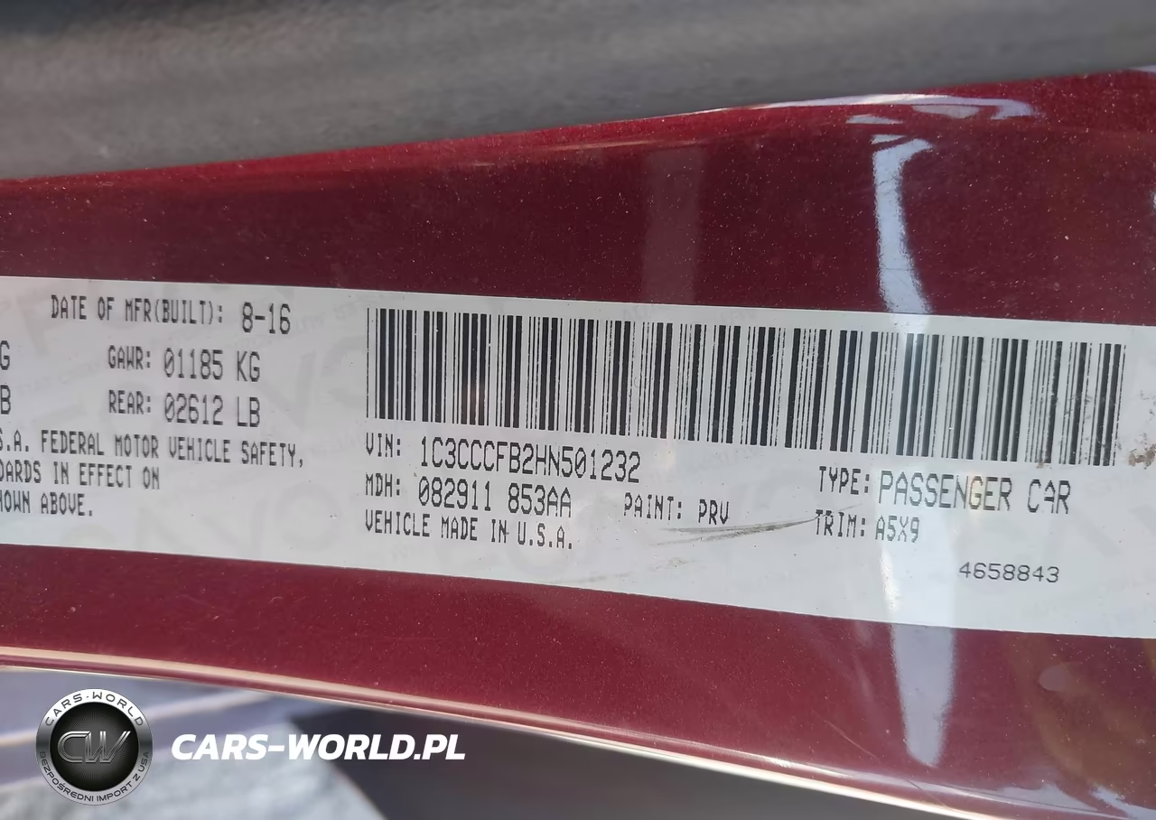 2017 Chrysler 200 Touring VIN:1C3CCCFB2HN501232 - 9