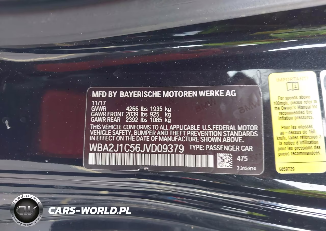2018 BMW 230I VIN:WBA2J1C56JVD09379 - 9