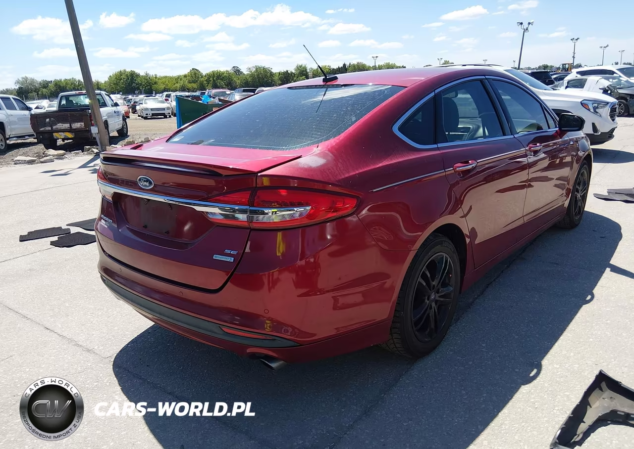 2018 Ford Fusion Se VIN:3FA6P0HD3JR174889 - 4