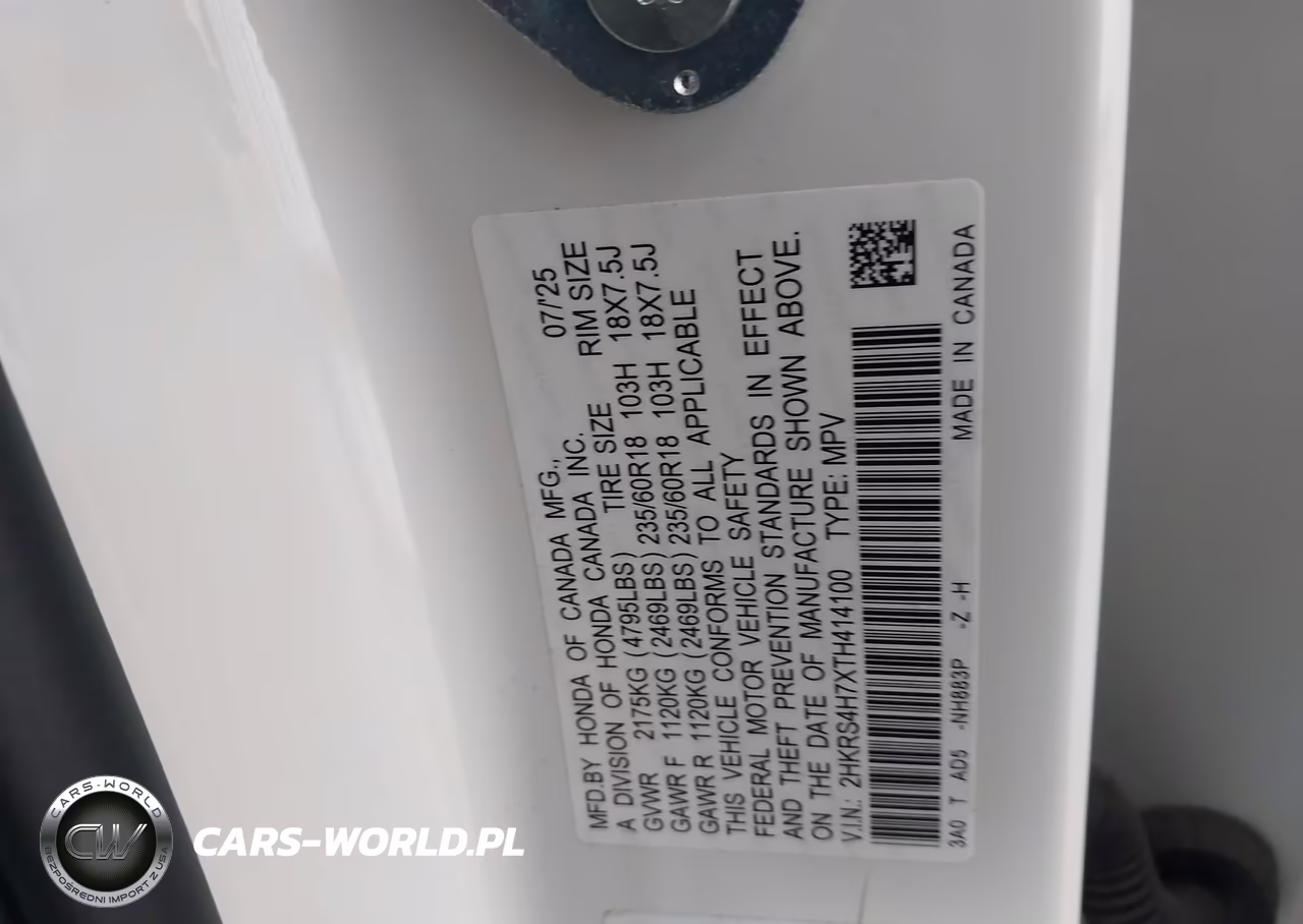 2026 Honda Cr-V Exl VIN:2HKRS4H7XTH414100 - 9