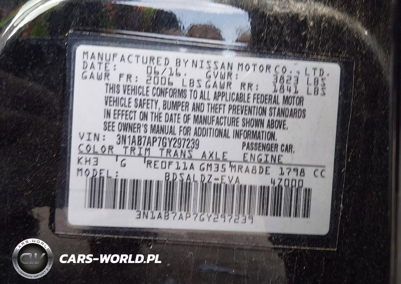 2016 Nissan Sentra Sv VIN:3N1AB7AP7GY297239 - 9
