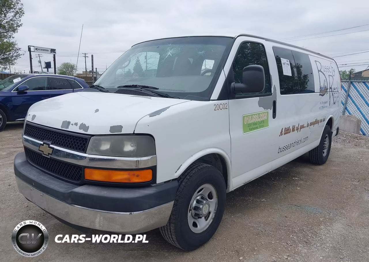 2012 Chevrolet Express 3500 Lt VIN:1GAZG1FA0C1195520 - 2