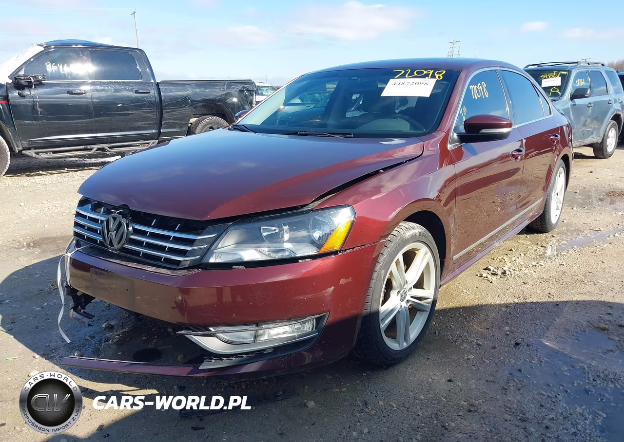 2013 Volkswagen Passat 2.0L Tdi Sel Premium VIN:1VWCN7A37DC142119 - 2